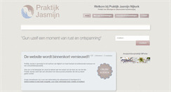Desktop Screenshot of jasmijn-praktijk.nl